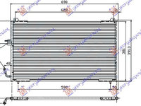 Radiator clima Ac/ 99- PEUGEOT 406 SDN 96-05 PEUGEOT 406 COUPE 96-05 cod 6455Y1