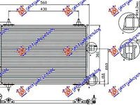 Radiator clima Ac/ benzina/motorina CITROEN XSARA 00-04 CITROEN XSARA PICASSO 99-07