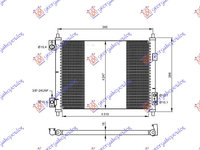 Radiator clima Ac/ NISSAN CABSTAR 07- Cod 5001875568 , 7885113368 , 92110MA10A , 92110MA10D