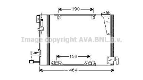 RADIATOR CLIMA/AC OPEL ASTRA G 1.7 DTI 16V