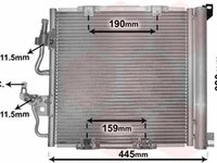 Radiator Clima AC Opel Astra H 1.7 Cdti Z17DTH Z17DTL