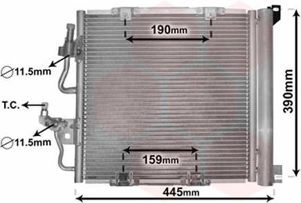 Radiator Clima Ac Opel Zafira B 1.9 Cdti Z19DT 120CP