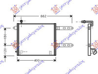 Radiator clima Ac/ SEAT AROSA 97-00 SEAT AROSA 00-04 VW LUPO 98-05 VW POLO 99-01 cod 6X0820413A