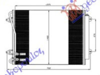 Radiator clima Ac/ VW PASSAT 05-11 VW PASSAT 11-15 VW PASSAT CC 08-12 VW CC 12- Cod 3C0820411D