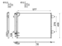 RADIATOR CLIMA AC VW PASSAT B6 (3C2) MAHLE AC 666 000S 2005 2006 2007 2008 2009 2010