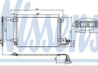 Radiator Clima Aer Conditionat AUDI A3 8P1 NISSENS 94684