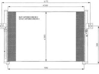 Radiator Clima Aer Conditionat HYUNDAI H-1 / STAREX NRF 35389