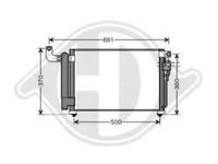 Radiator Clima Aer Conditionat KIA RIO II JB DIEDERICHS 8654112