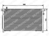 Radiator Clima Aer Conditionat NISSAN TERRANO II R20 DELPHI TSP0225440