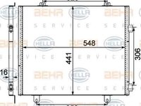 Radiator Clima Aer Conditionat RENAULT TRUCKS MASCOTT autobasculanta HELLA 8FC 351 303-511