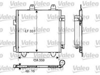 Radiator Clima Aer Conditionat TOYOTA AYGO WNB1 KGB1 VALEO 818013