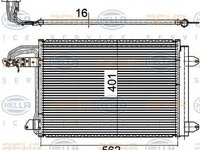 Radiator clima AUDI A3 Sportback 8PA HELLA 8FC 351 301-044