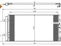 Radiator clima AUDI A4 8K2 B8 NRF 350046