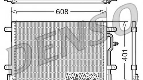 Radiator clima AUDI A4 Cabriolet 8H7 B6 8HE B7 DENSO DCN02012 PieseDeTop