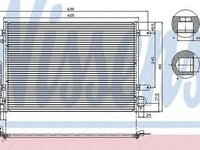 Radiator clima AUDI A4 Cabriolet 8H7 B6 8HE B7 NISSENS 94665