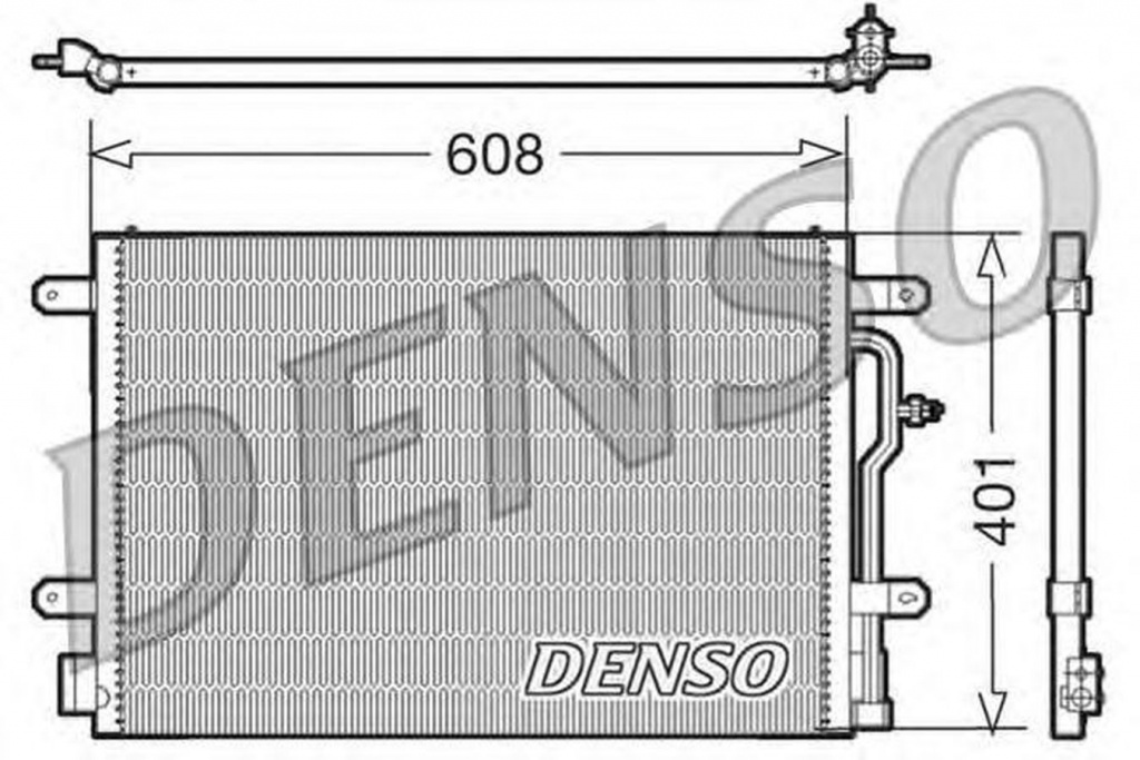 Radiator clima AUDI A4 Cabriolet 8H7 B6 8HE B7 DENSO DCN02012