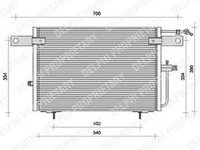 Radiator clima AUDI A6 4A C4 DELPHI TSP0225083