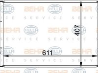 Radiator clima AUDI A6 Avant 4B5 C5 HELLA 8FC 351 300-241