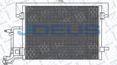 Radiator clima AUDI A6 Avant 4B5 C5 JDEUS 701M10 PieseDeTop