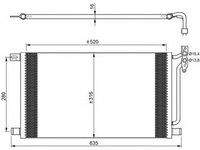 Radiator clima BMW 3 cupe E46 NRF 35748