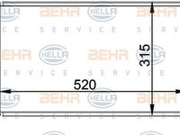 Radiator clima BMW 3 E46 HELLA 8FC 351 038-211