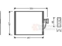 Radiator clima BMW 5 E39 VAN WEZEL 06005213