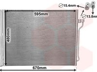 Radiator clima BMW 7 F01 F02 F03 F04 VAN WEZEL 06005409