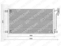 Radiator clima BMW X3 E83 DELPHI TSP0225236