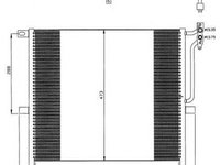 Radiator clima BMW X3 E83 NRF 35468