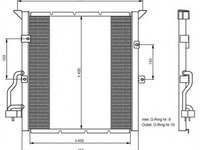 Radiator clima BMW Z3 E36 NRF 35107