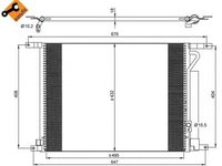 Radiator clima CHEVROLET AVEO hatchback T250 T255 NRF 35931