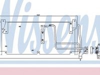 Radiator clima CHEVROLET CORSA pick-up NISSENS 94228