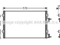 Radiator clima CHRYSLER PT CRUISER PT AVA CR5110