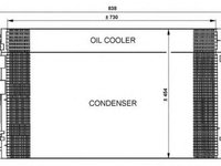 Radiator clima CHRYSLER VOYAGER IV RG RS NRF 35617