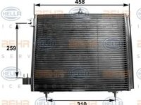 Radiator clima CITROEN C3 Pluriel HB HELLA 8FC 351 300-371