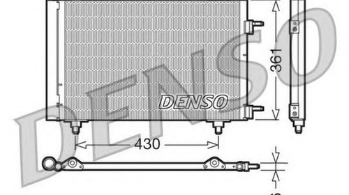 Radiator clima CITROEN C4 cupe LA DENSO DCN07