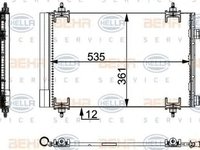 Radiator clima CITROEN C4 cupe LA HELLA 8FC351317571