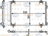 Radiator clima CITROEN C4 I LC HELLA 8FC351317564