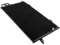 RADIATOR CLIMA CONDENSATOR AER CONDITIONAT AUDI 80 / 90 (B4) (91-) 1.9 TD, A6  / S 6 (C4) (94-) 1.9 TDI, CABRIOLET (B4) (91-) 1.9 TDI (FARA USCATOR, NEGRU)