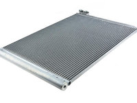 RADIATOR CLIMA CONDENSATOR AER CONDITIONAT BMW 5 F10 2009->2016 cu uscator, Dimensiuni radiator mm 663x444x16, pentru 518 d-105 KW; 518 d-110 KW; 518 d-100 KW; 518 d-120 KW; 520 d-140 KW; 520 d-120 KW; 520 d-147 KW; 520 d-100 KW; 520 d-155 KW; 520 d-