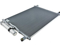 RADIATOR CLIMA CONDENSATOR AER CONDITIONAT DAEWOO KALOS 2002-> cu uscator, Dimensiuni radiator mm 582x410x16, pentru 1.2-53 KW; 1.4-61 KW; 1.5-62 KW; 1.6-78 KW; 1.4 16V-69 KW;