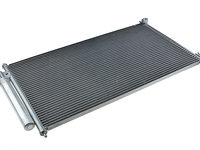 RADIATOR CLIMA CONDENSATOR AER CONDITIONAT HONDA CIVIC 9 2011-> cu uscator, Dimensiuni radiator mm 694 x 372 x 16, Numar usi 4, pentru 1.8-104 KW; 1.6 (FB7, FB1)-92 KW; 1.8 (FB2)-104 KW;