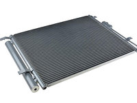 RADIATOR CLIMA CONDENSATOR AER CONDITIONAT HYUNDAI SANTA FE 3 2012->2018 cu uscator, Dimensiuni radiator mm 535 x 428 x 16, pentru 2.0 CRDi-110 KW; 2.0 CRDi-136 KW; 2.0 CRDi 4WD-110 KW; 2.0 CRDi 4WD-136 KW; 2.2 CRDi-145 KW; 2.2 CRDi-147 KW; 2.2 CRDi 