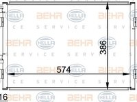 Radiator clima DACIA SANDERO HELLA 8FC 351 318-371