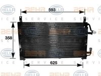 Radiator clima DAEWOO CIELO limuzina KLETN HELLA 8FC351037111