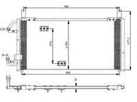 Radiator clima DAEWOO ESPERO KLEJ NRF 35197