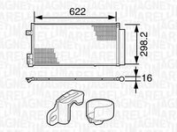 Radiator clima FIAT BRAVO II 198 MAGNETI MARELLI 350203226000