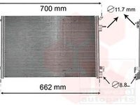 Radiator clima FIAT CROMA 194 VAN WEZEL 37005397