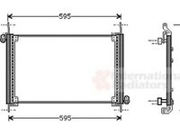 Radiator clima FIAT MAREA 185 VAN WEZEL 17005187