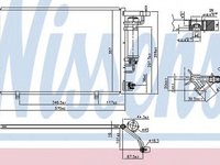 Radiator clima FORD ECOSPORT NISSENS 940524